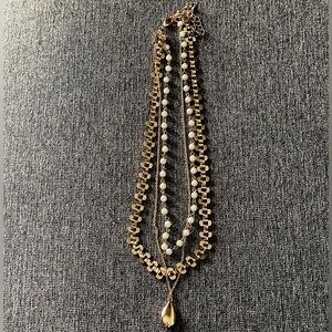 Triple chain necklace